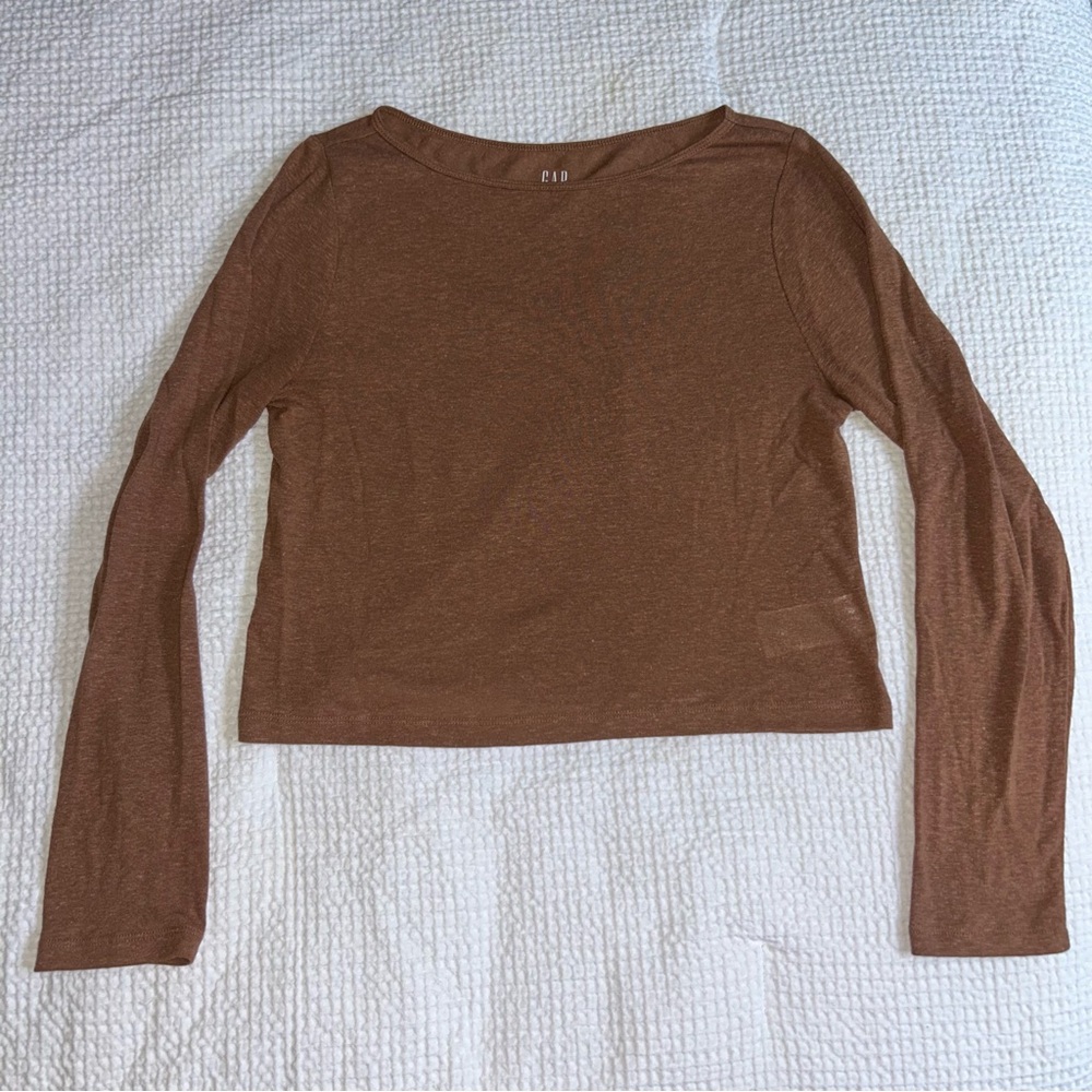 GAP Chestnut Long Sleeve Tee